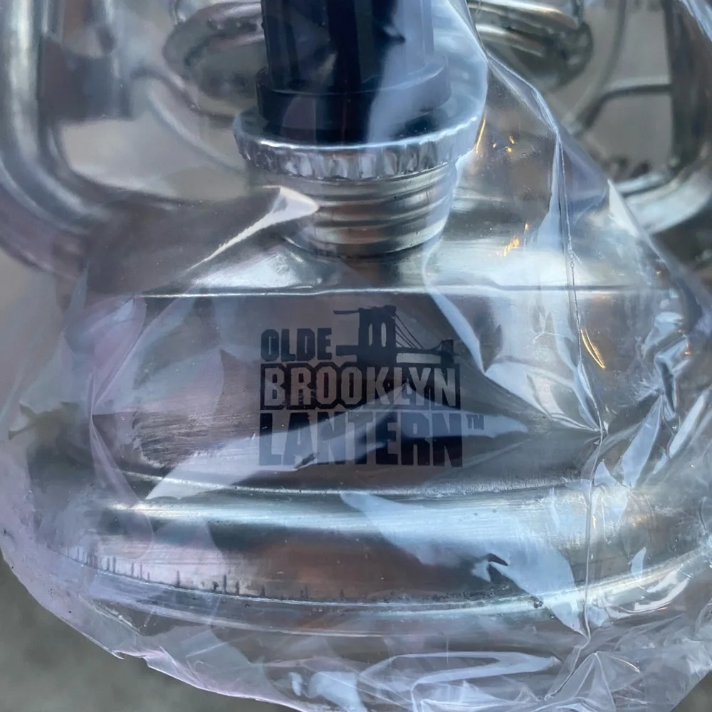 Pair New Olde Brooklyn Lanterns Silver